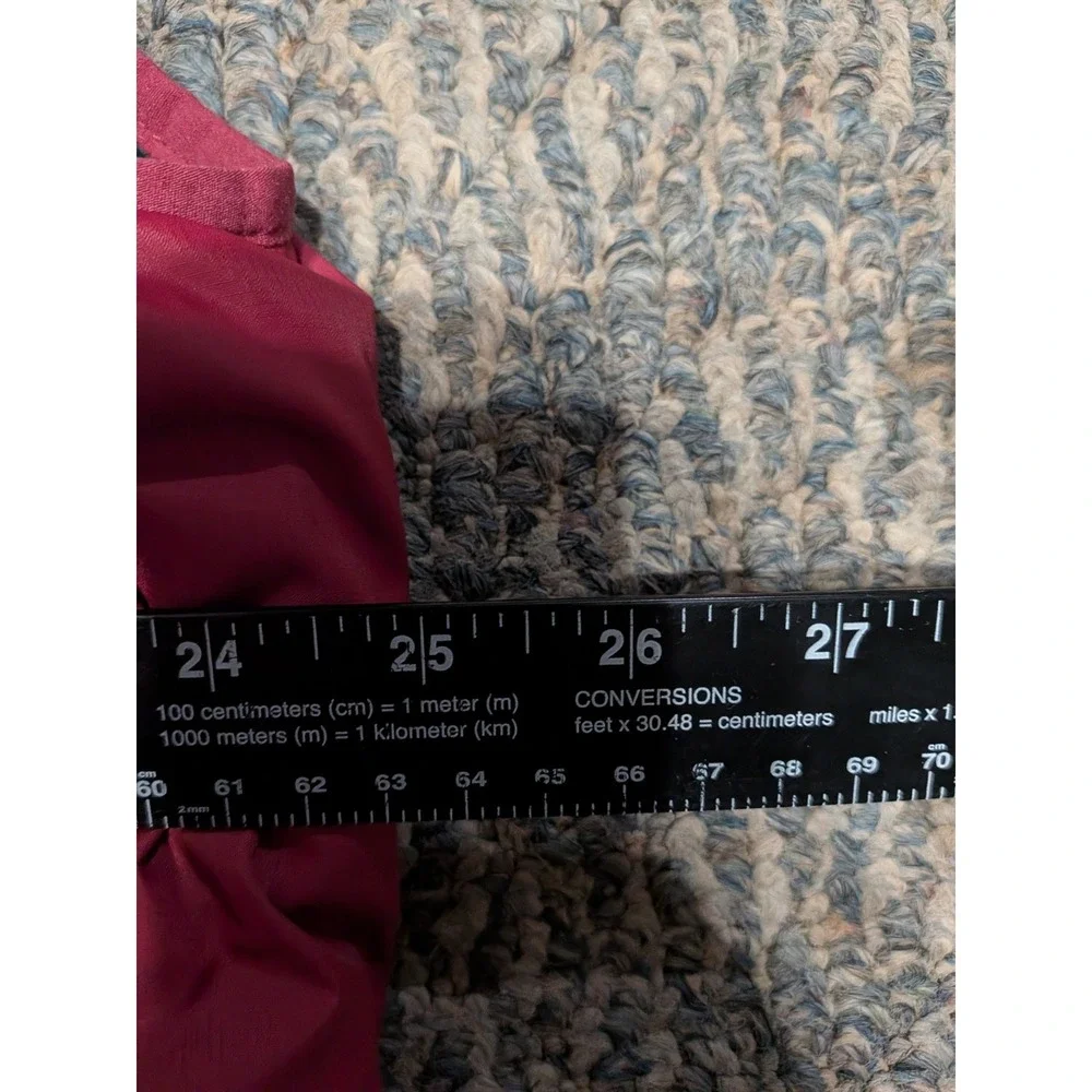 LL Bean Mens XL Tall Red Goose Down Puffer Vest Full Zip Quilted 245800